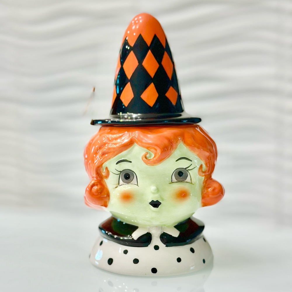 Johanna Parker Carnival Cottage Witch Canister